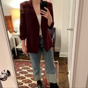 Cinq a Sept - Khloe Crepe Ruched Blazer